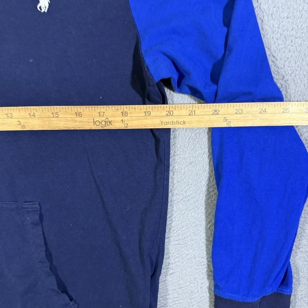 Polo Ralph Lauren Men's Small Lightweight Colorblock‎ USA Flag Pullover Hoodie